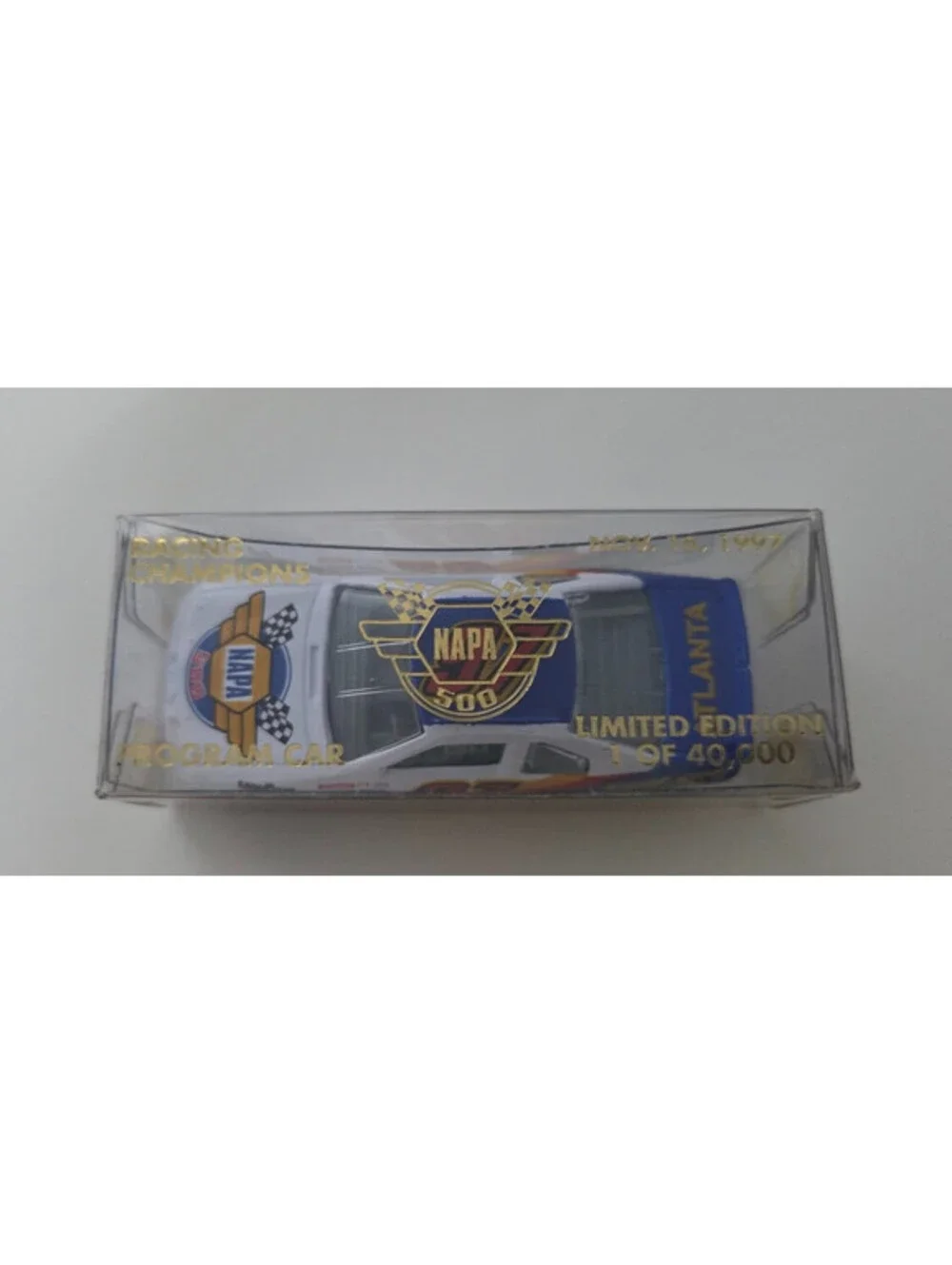 Racing Champions 1997 NAPA 500 Limited Edition Program Car #97 Diecast 1:64